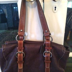 Coach pebbled leather Chelsea handbag